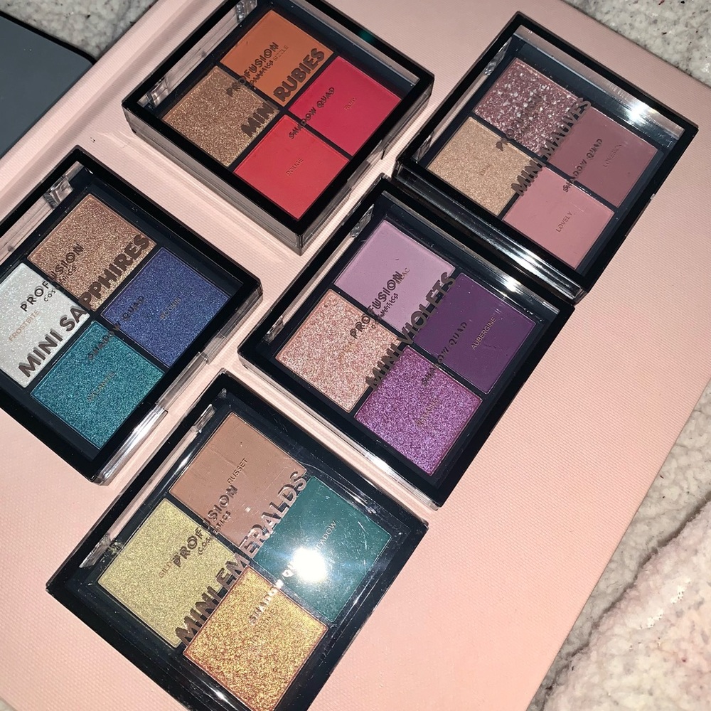🆕✨ LOT OF 5: Holiday Eyeshadow Quads - Limited Edition - Profusion Cosmetics - Picture 11 of 11